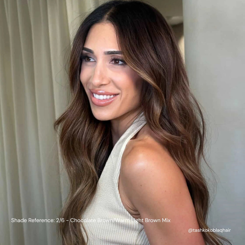 2/6 - Chocolate Brown/Warm Light Brown Mix